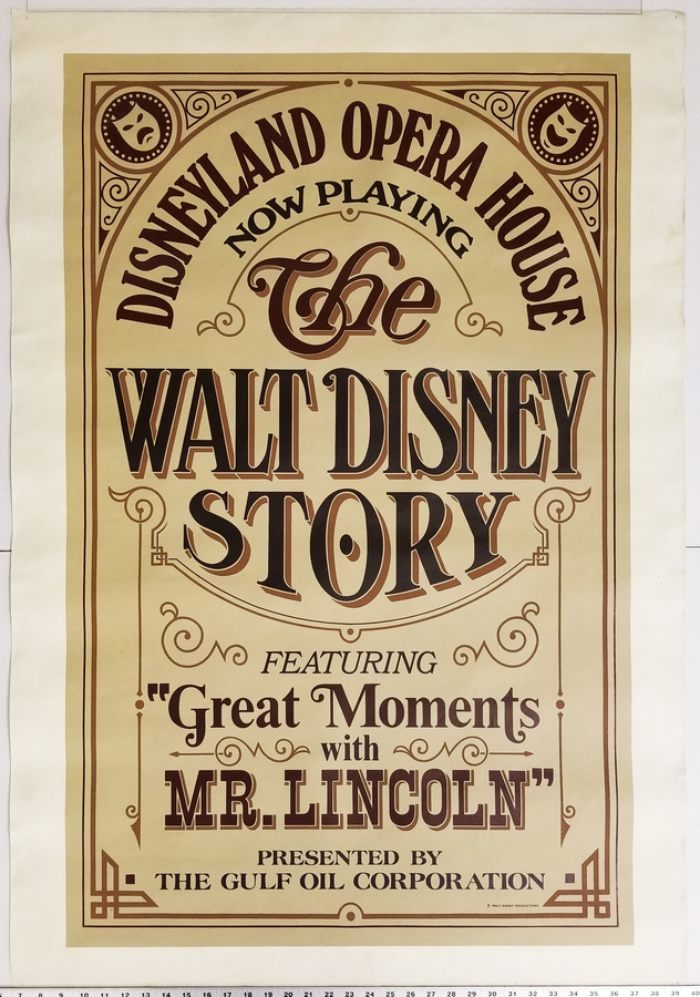 11" x 17" Collector's Poster Print Great Moments with Mr Lincoln Disney 