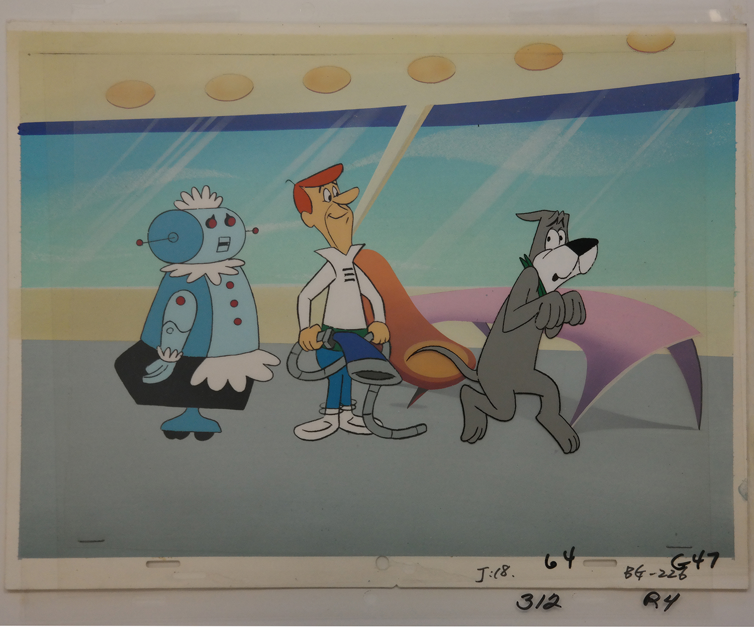 The Jetsons Production Cel Production Background Id Aprjetsons5512 Van Eaton Galleries