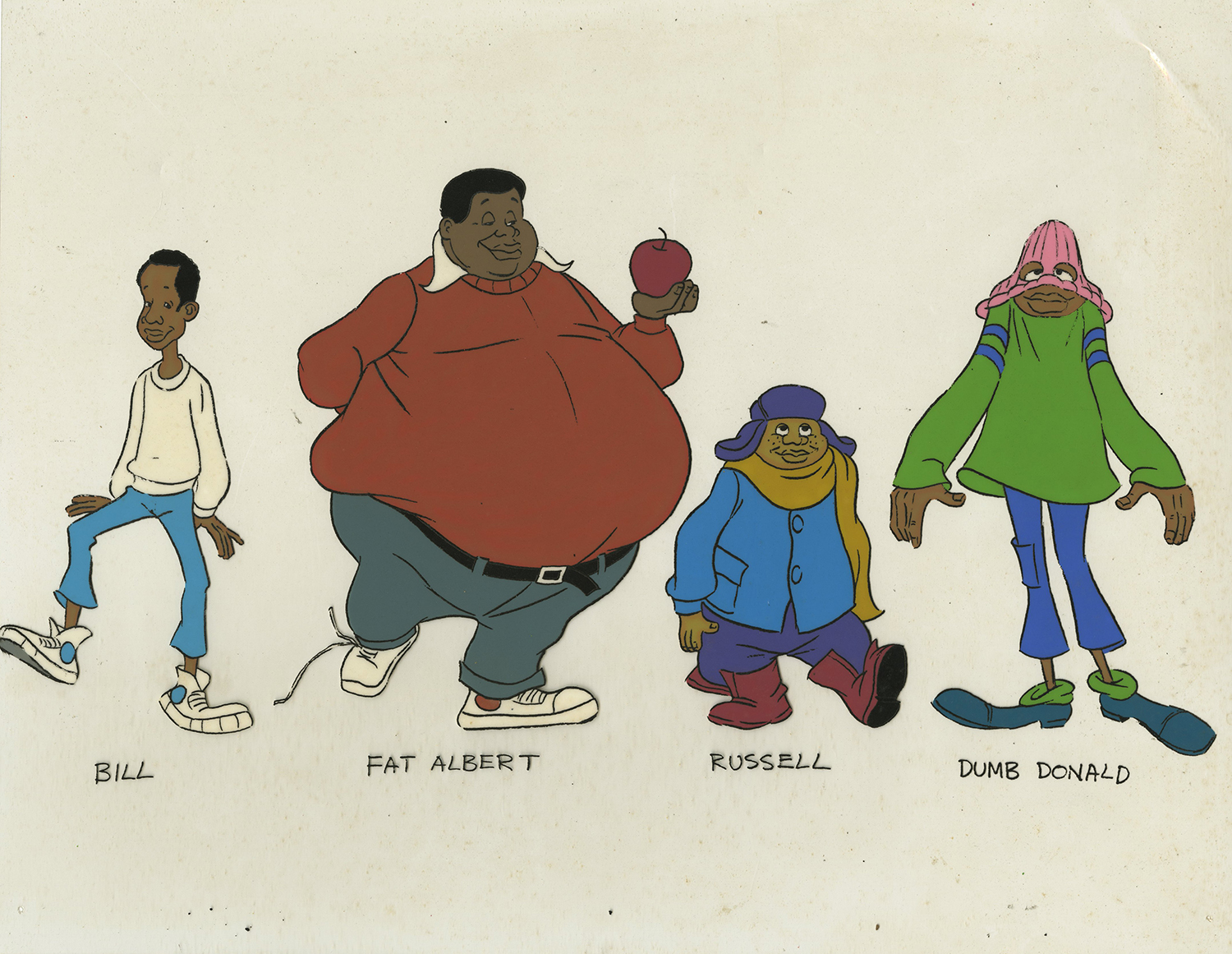 Black Cartoon Characters Fat Albert : Cartoon Characters Kids Model ...