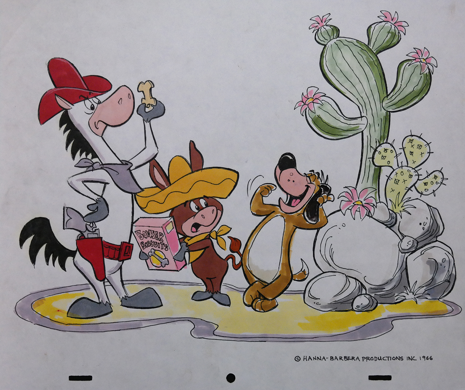 The Quick Draw McGraw Show Publicity Art ID mayquickdraw6811 Van