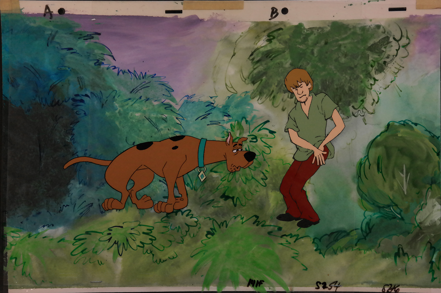 Scooby-Doo, Where Are You! Production Cel - ID: mayscooby6415 | Van