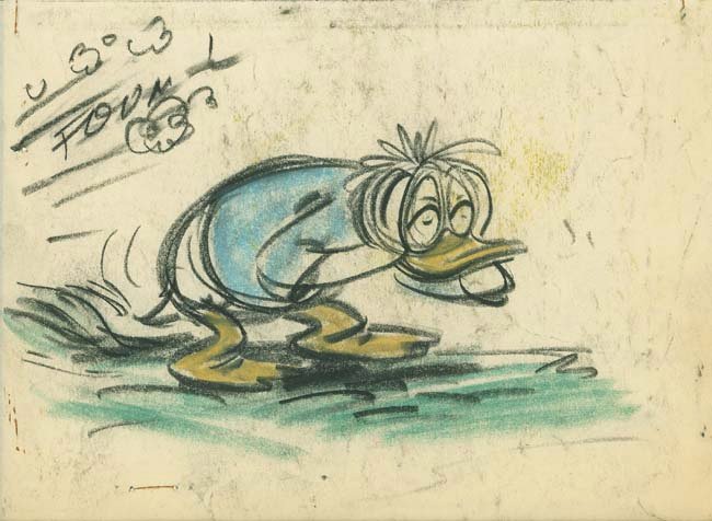 Tea for Two Hundred Donald Duck Storyboard Panel - ID 