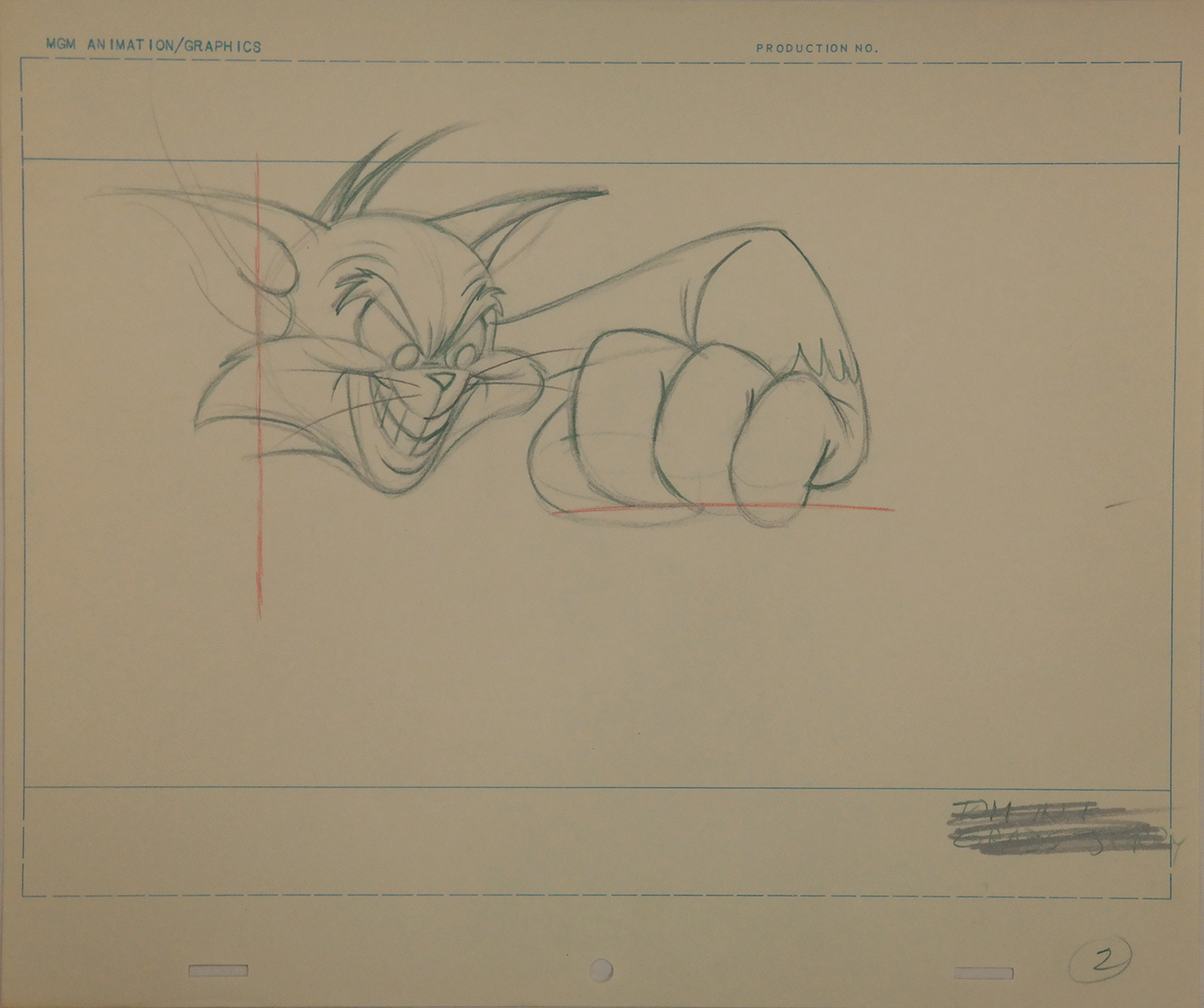 tom from tom and jerry drawing