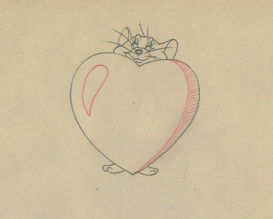 tom and jerry heart