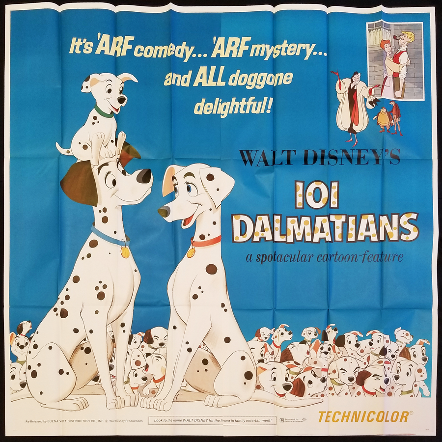101 Dalmatians Six Sheet Poster - ID: novdalmatians17139 | Van Eaton  Galleries