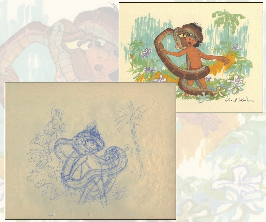 The Jungle Book - Mowgli & Baloo - Original Drawing - Joan Vizcarra -  Original Art - Catawiki
