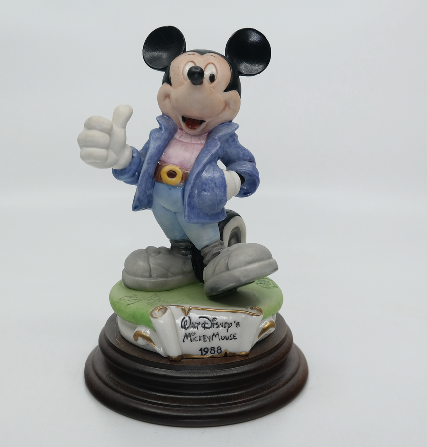 Mickey Mouse 1988 Capodimonte Statue - ID: jundisneyana18375 | Van 
