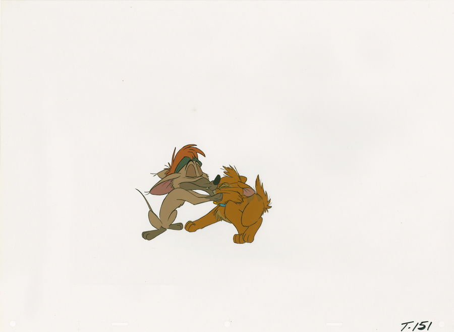 Walt Disney Oliver & Company Animation Production Cel Fagin