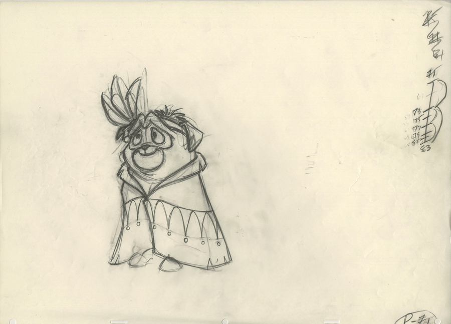 Pocahontas Production Drawing - ID: aprpocahontas20317 | Van Eaton ...