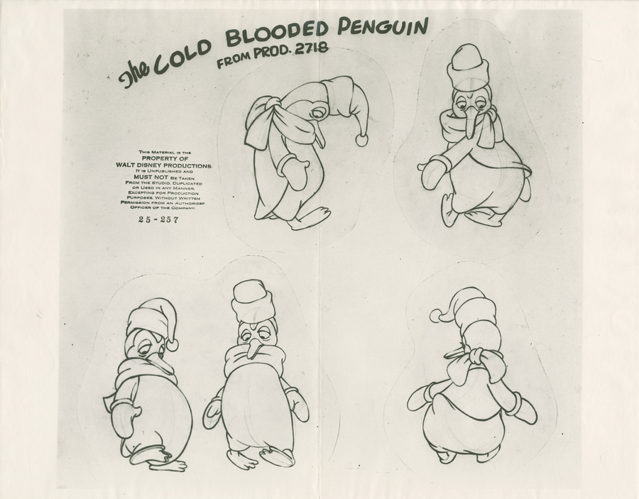 Three Caballeros Model Sheet - ID: dismodel19069 | Van Eaton Galleries