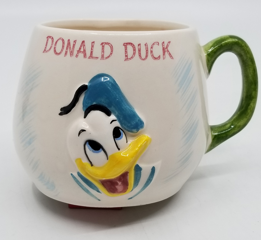 Disney Store 3D Donald Duck Mug The World Famous Quack-up Est.1934 Blue  Ceramic