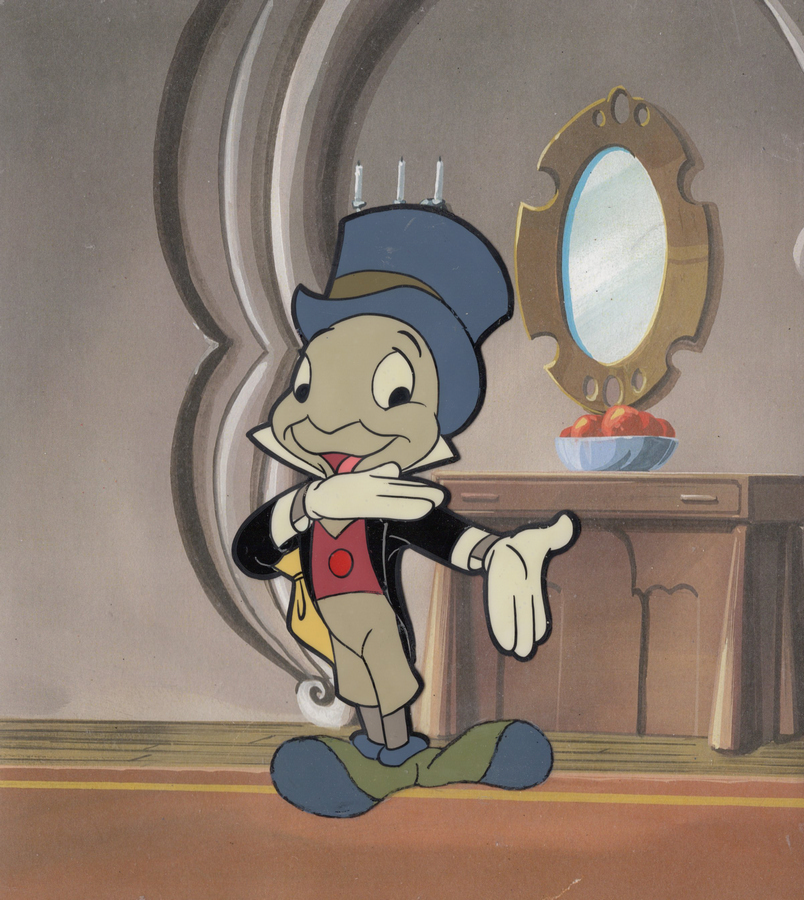 1950s Jiminy Cricket Production Cel Id Mayjiminy20026 Van Eaton