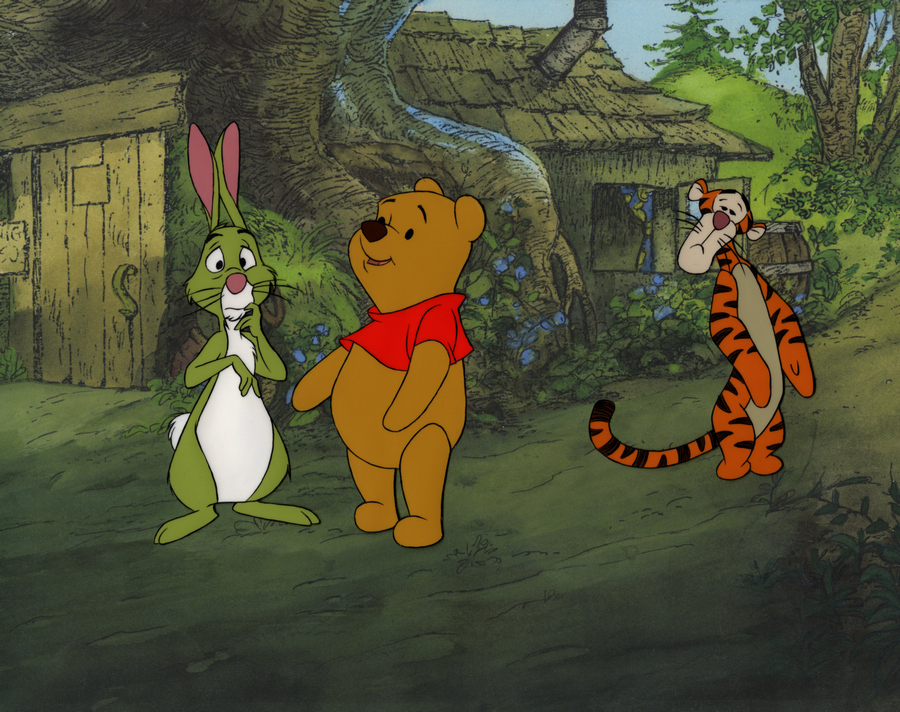 Winnie the Pooh and a Day for Eeyore Production Cel - ID ...