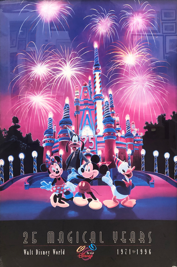 pave Reporter Diktatur Walt Disney World 25 Magical Years Poster - ID: septdisneyana20029 | Van  Eaton Galleries