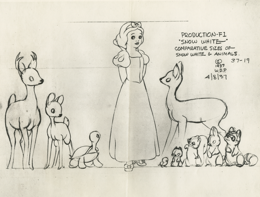Snow White and the Seven Dwarfs – Model Sheets | Traditional Animation