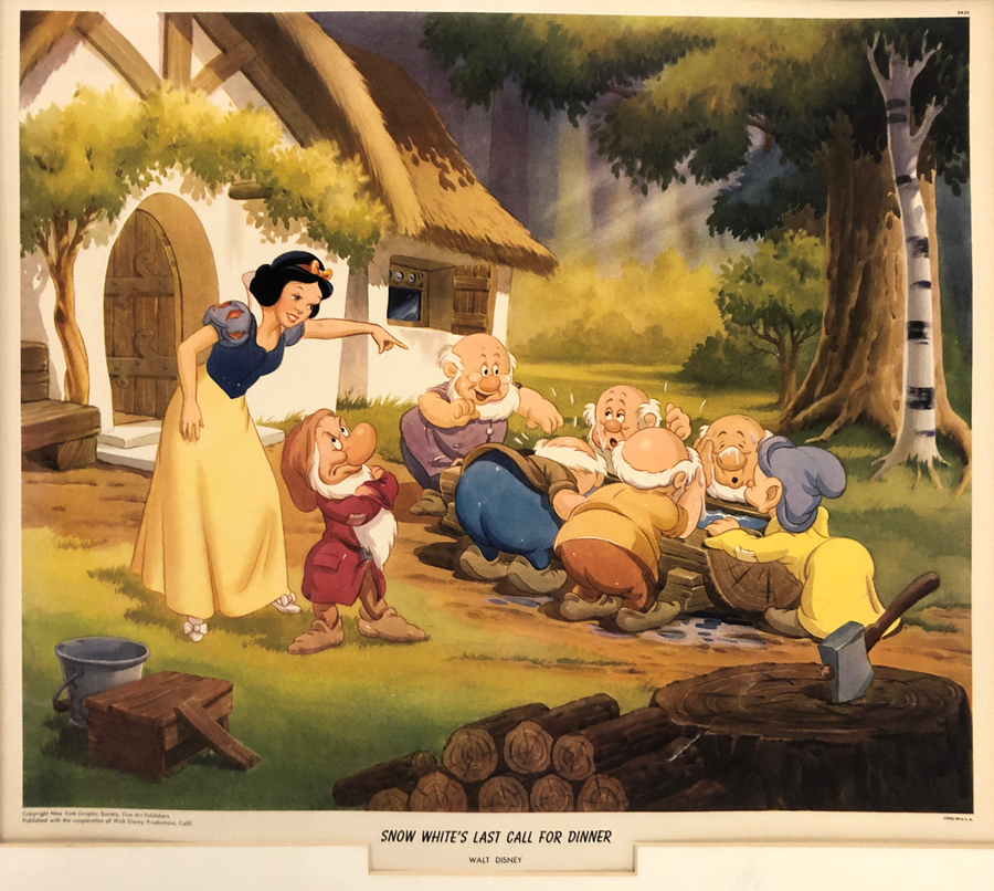 Disney - Walt Disney's first animated feature film Snow White and