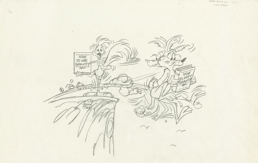 Chuck Jones Original Looney Tunes Drawing ID declooney20113 Van