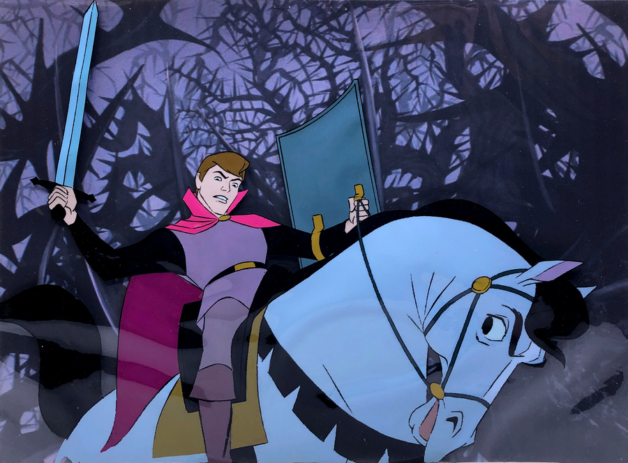 Sold at Auction: Disney Sleeping Beauty Maleficent Hand Painted Cel