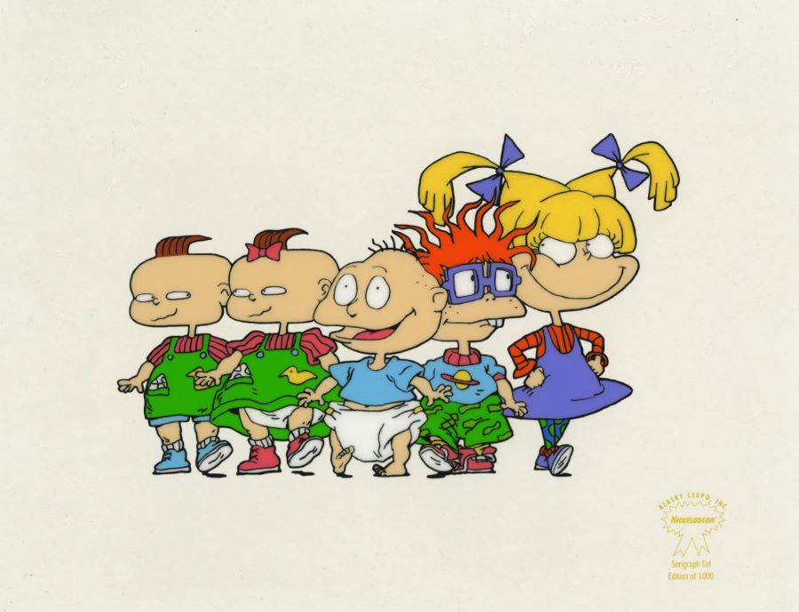 Rugrats Tommy Chuckie Angelica Phil And Lil Limited Edition Sericel