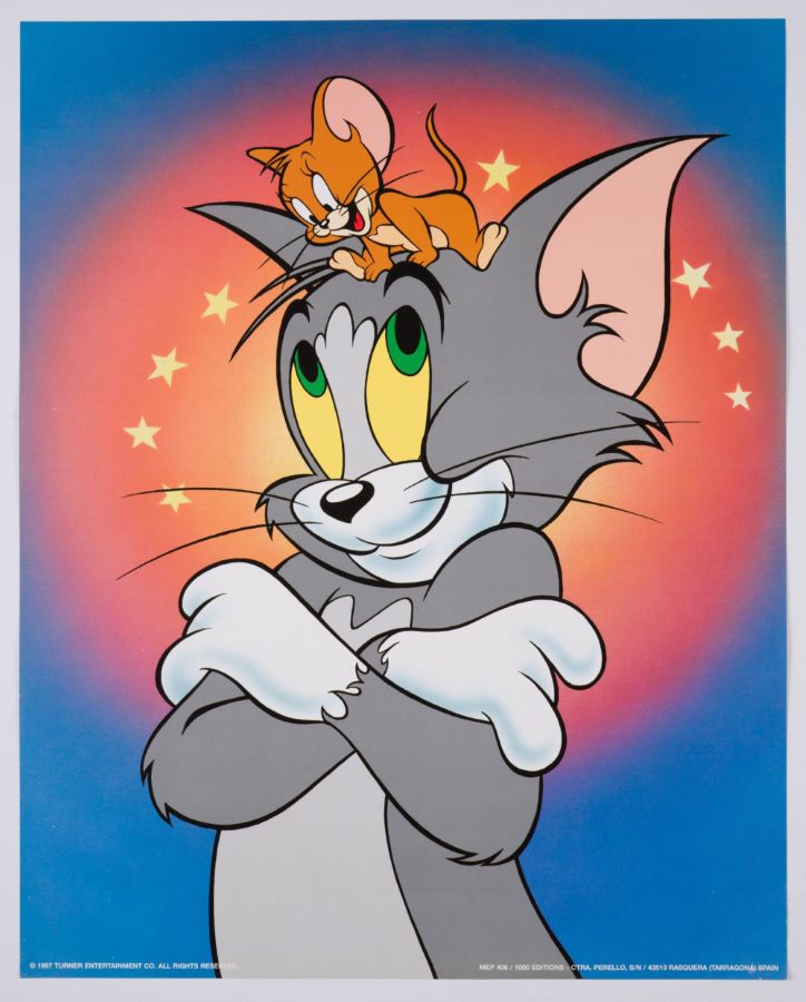 Tom and Jerry Dynamic Duo Large Limited Edition Print - ID