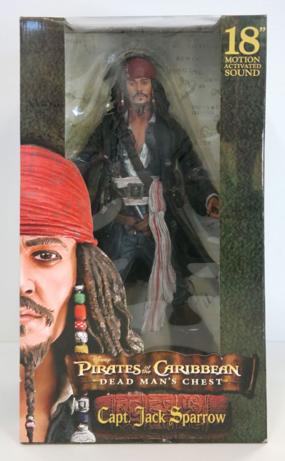 Pirates Of The Caribbean Dead Mans Chest Jack Sparrow 18 Doll By Neca