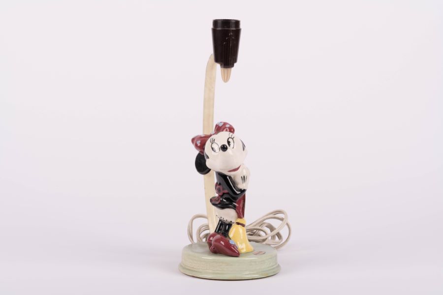 1940s Minnie Mouse Lamp Base by Shaw - ID: shaw00087minn | Van Eaton