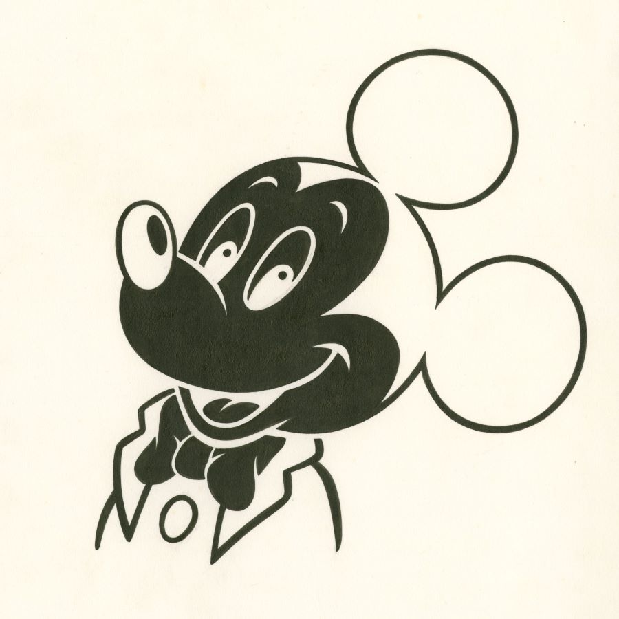 1980s Mickey Mouse Consumer Products Development Drawing - ID 