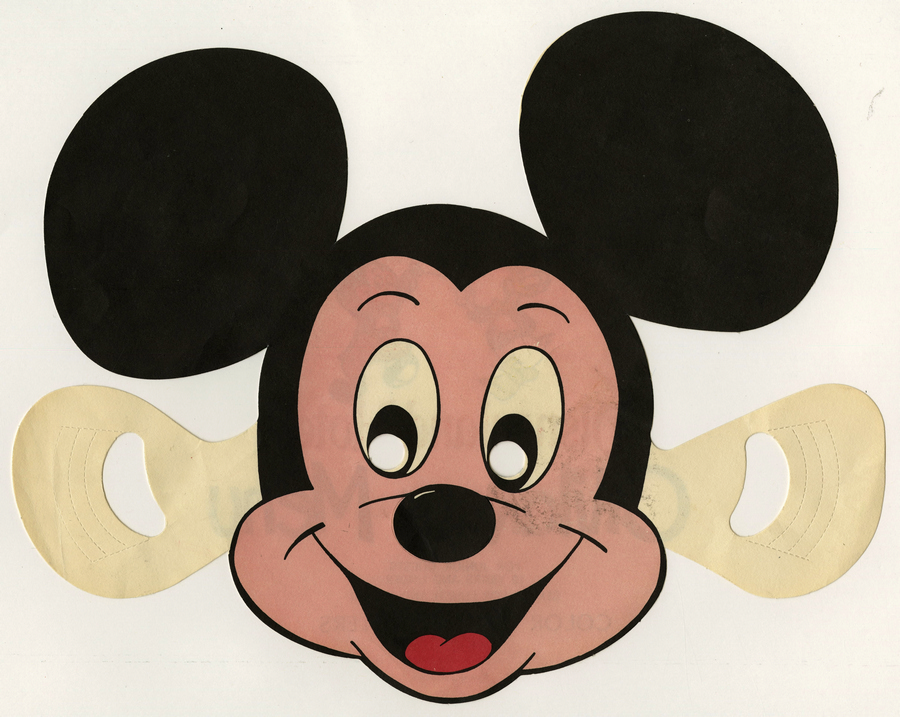 Ulykke mønster Men Disneyland Hotel Children's Menu Mickey Mouse Mask - ID: augdismenu20021 |  Van Eaton Galleries