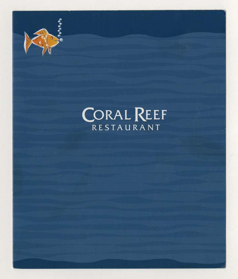 coral reef yacht club restaurant menu