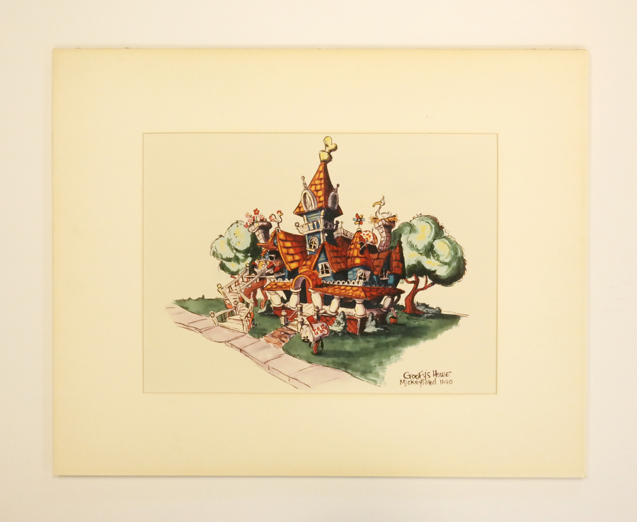 Goofy's House Toontown Concept Art Print - ID: decdisneyland19131 | Van  Eaton Galleries