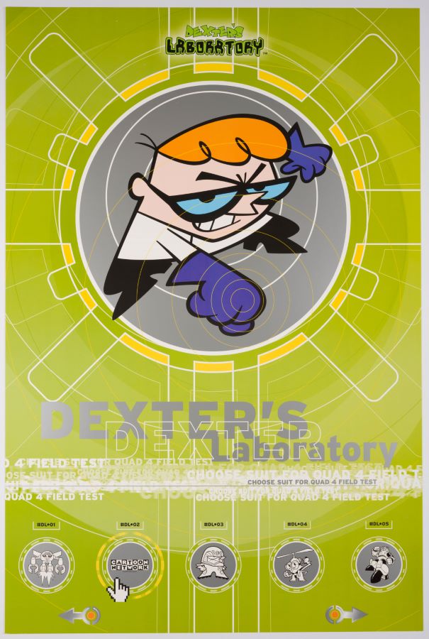 Dexter's Laboratory Cartoon Network Field Test Poster - ID: febdexter22047  | Van Eaton Galleries