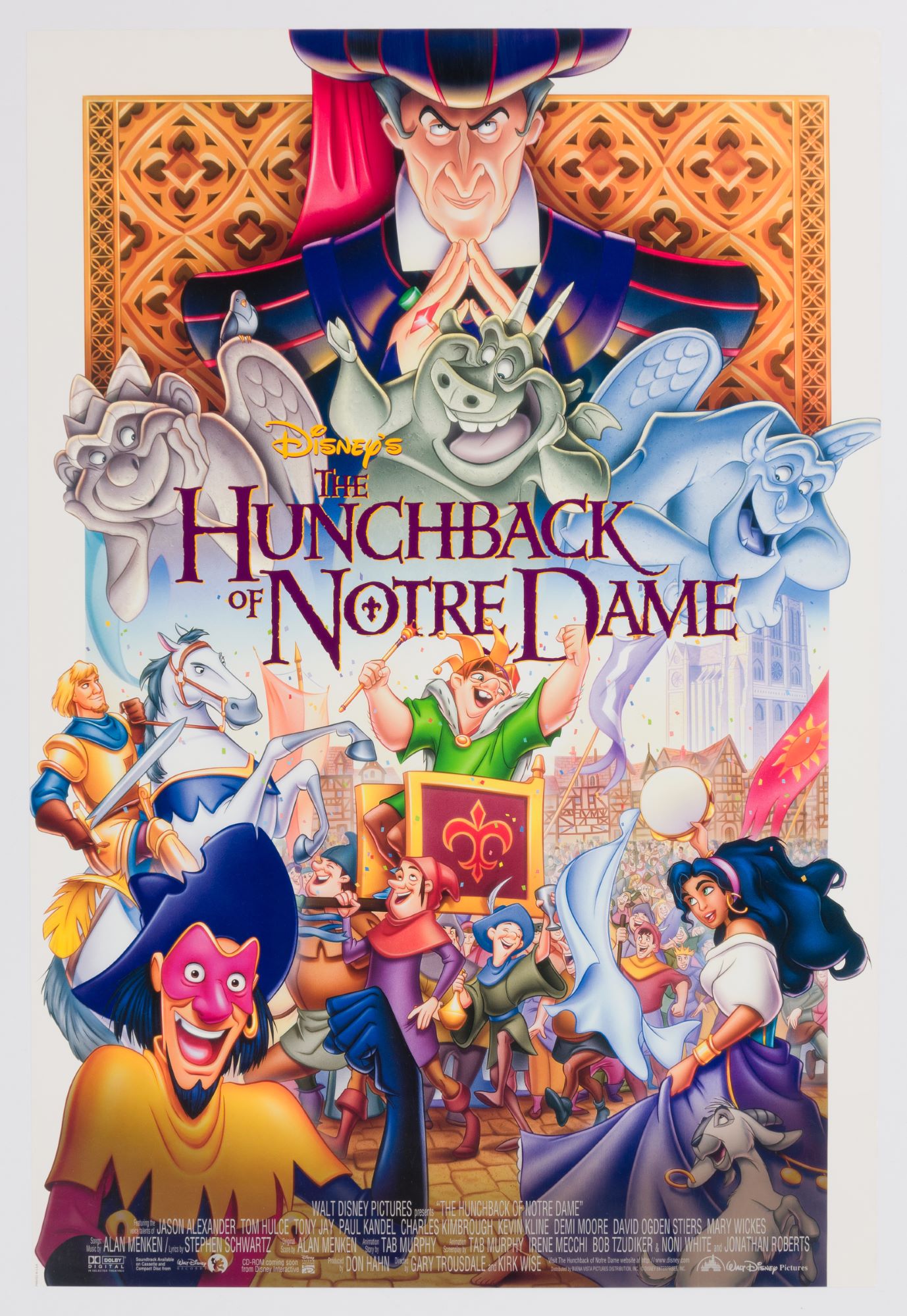 The Hunchback Of Notre Dame Characters One Sheet Poster 1996 ID 