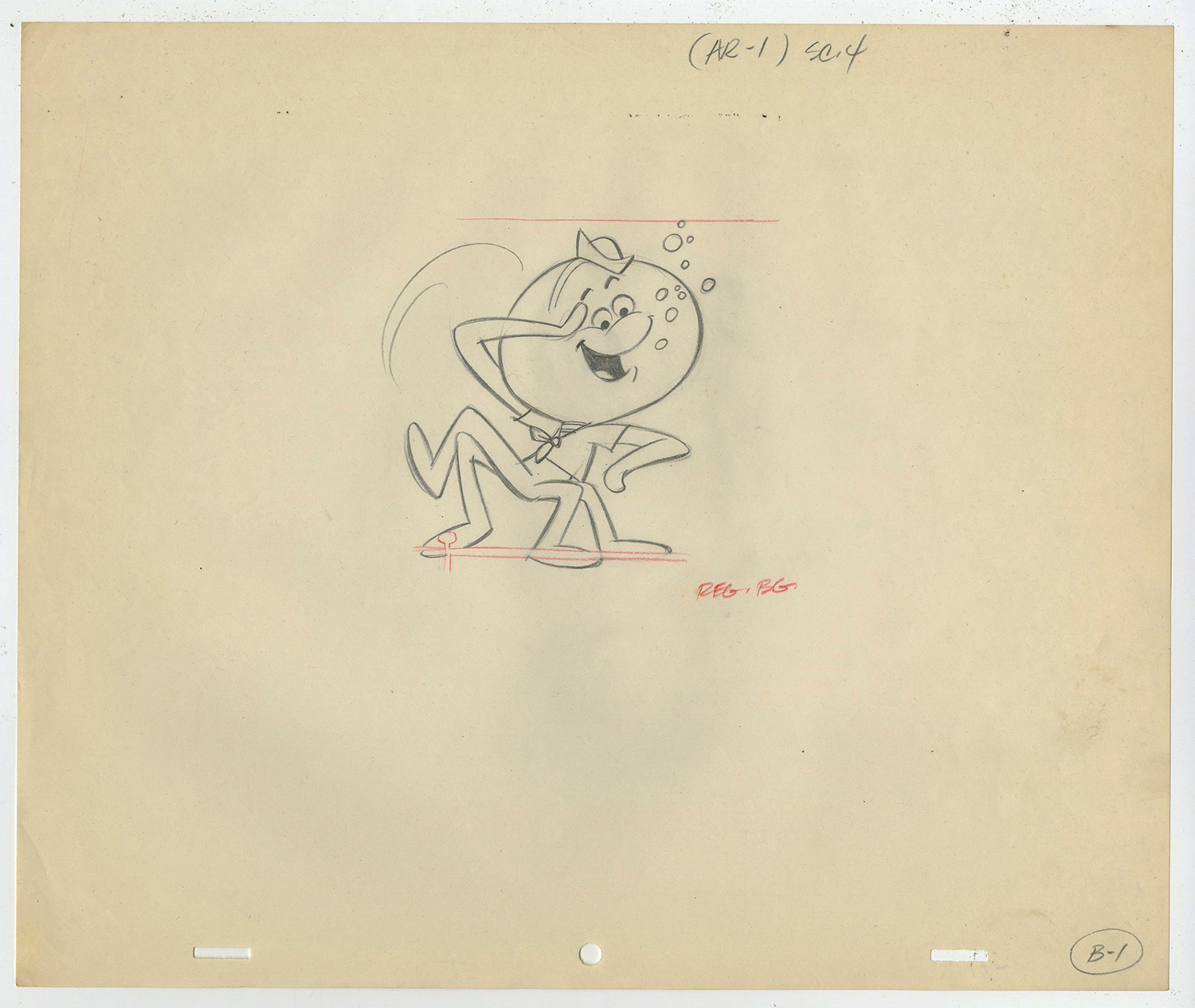 Squiddly Diddly Production Drawing - ID: jansquiddly9070 | Van Eaton ...