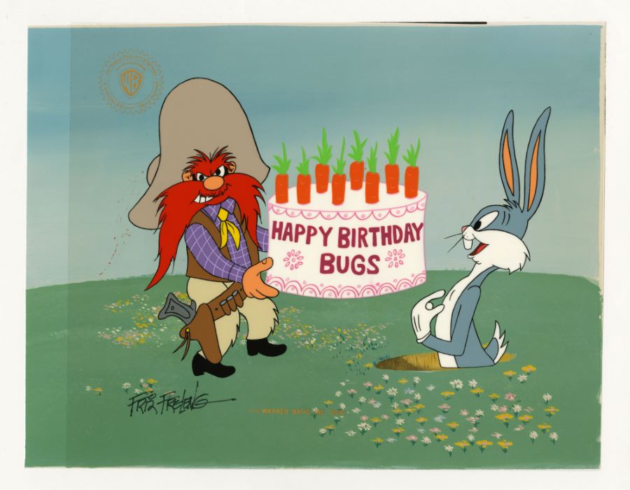 Bugs Bunny 50th Anniversary Limited Edition Cel - ID: junbugs21078
