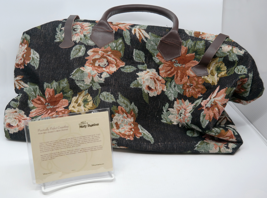 affix Invalid Mandated Mary Poppins Practically Perfect Carpet Bag Replica - ID: jundisneyana20334  | Van Eaton Galleries