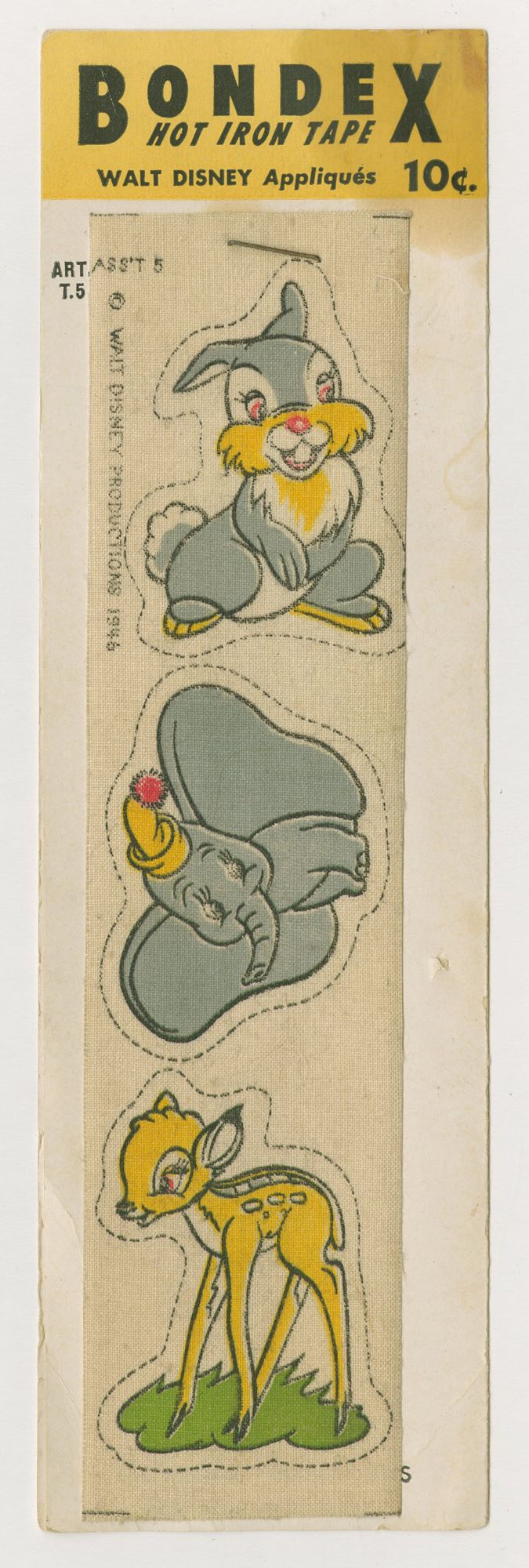 Disney Iron On Patches by Bondex (1946) - ID: mar23023