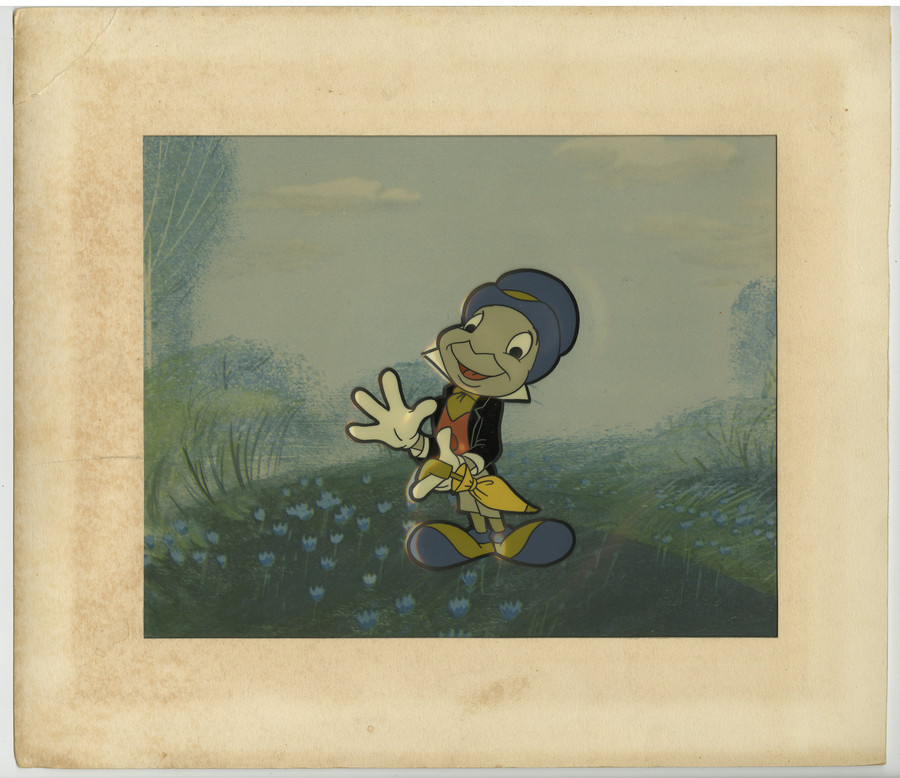 1950s Jiminy Cricket Production Cel Id Mayjiminy18085 Van Eaton