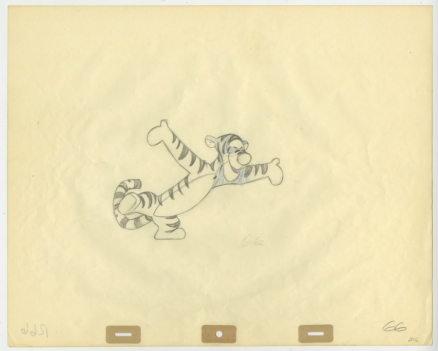 Winnie The Pooh Production Drawing - ID: maytigger18005 | Van Eaton ...