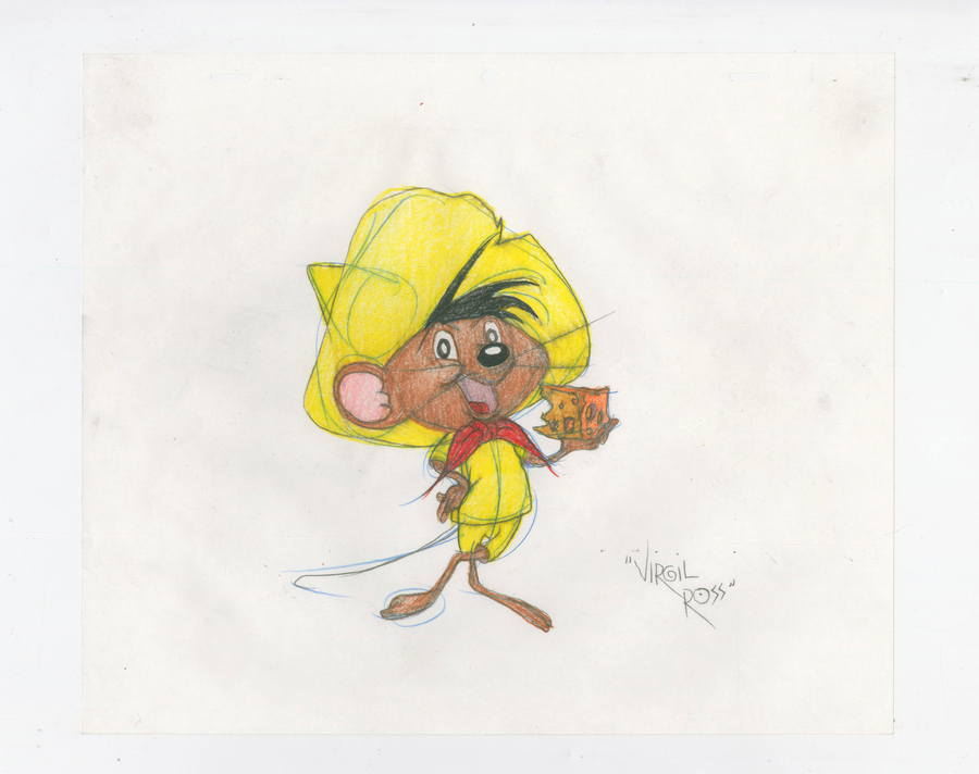 Warner Bros Looney Tunes SPEEDY GONZALES Animation Art Cartoon Sericel