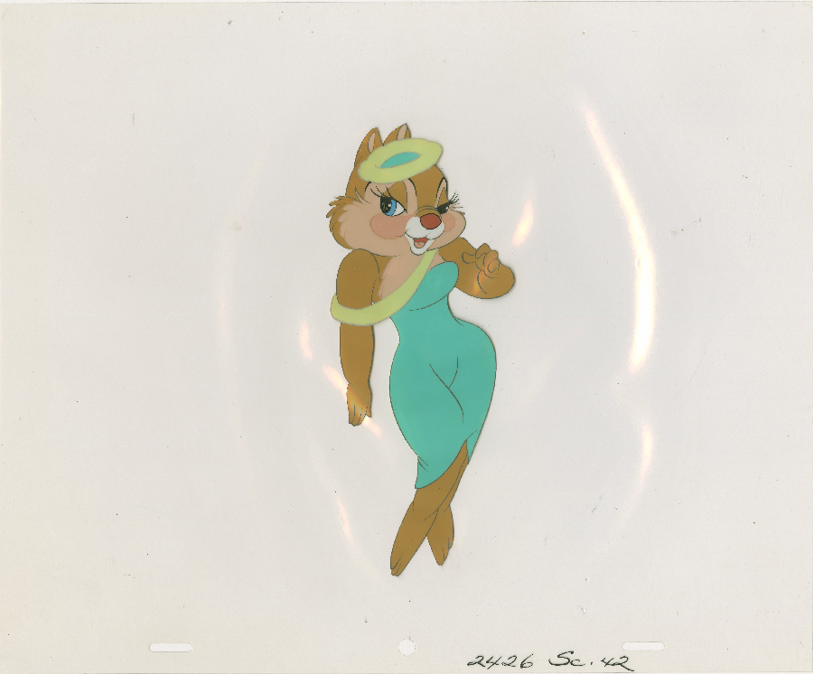 Two Chips and a Miss Production Cel - ID: octchipdale19073 | Van