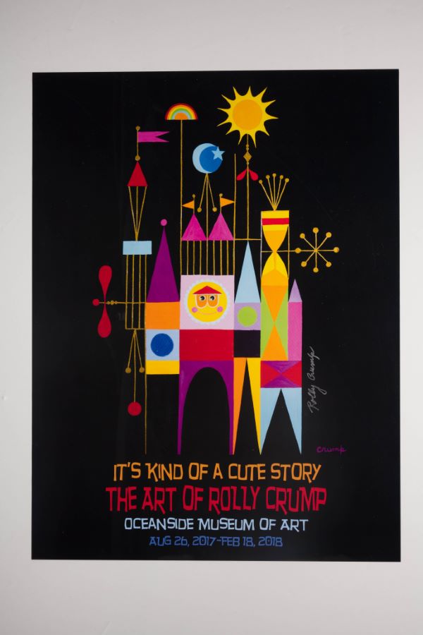 Rolly Crump Oceanside Museum of Art Exhibition Poster - ID