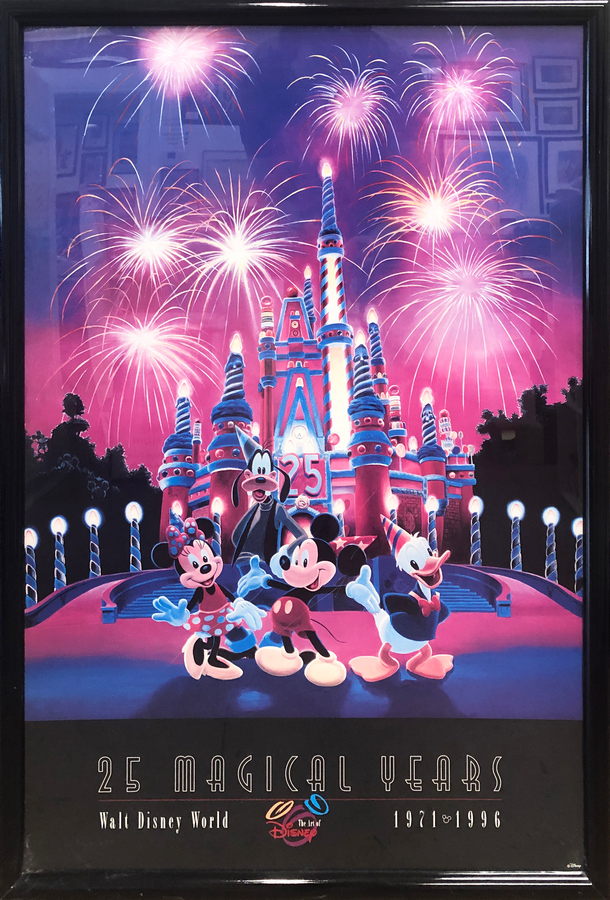 Walt Disney World 25 Magical Years Poster - ID: septdisneyana20029