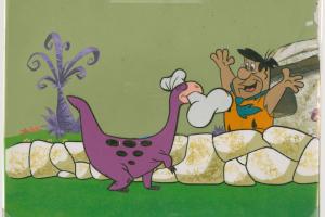 The Flintstones Production Cel and Background - ID: mar23135 Hanna Barbera
