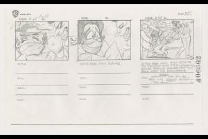 Batman The Animated Series Christmas With The Joker Storyboard Drawing - ID: oct23103 Warner Bros.