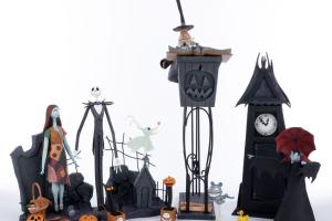 The Nightmare Before Christmas Deluxe Resin Figurine Set by NECA (2004) - ID: 634482325322 Disneyana