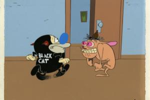 Ren and Stimpy Production Cel and Background Multi-Episode Setup (1995) - ID: jun22498 Nickelodeon