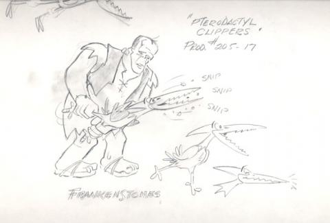 The Flintstones Comedy Show Model Sheet - ID:0109flint21 Hanna Barbera