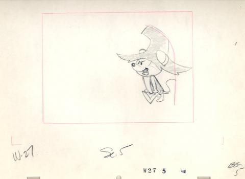 Punkin Puss Layout Drawing - ID:0121pun02 Hanna Barbera