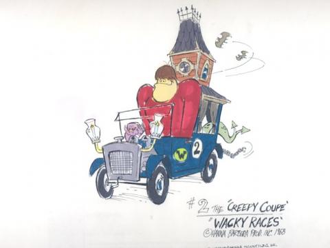 Wacky Races Publicity Art - ID:0151wac03 Hanna Barbera