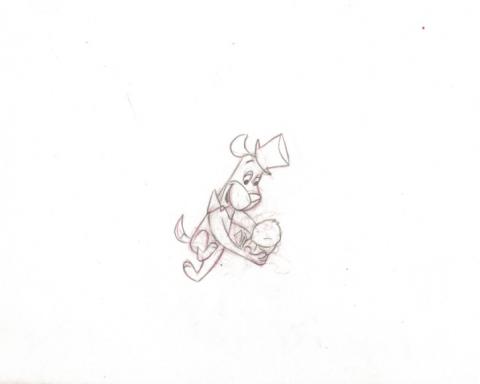 The Huckleberry Hound Show Production Drawing - ID:01huck03 Hanna Barbera